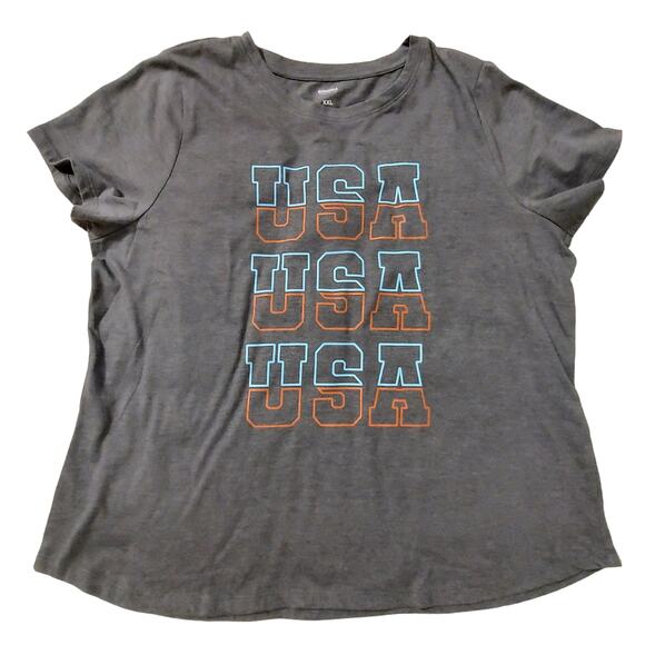 USA Womens 2XL Gray Sonoma Short Sleeve Tee - Picture 1 of 4